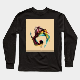 Circus Series Colorful Acrobat Long Sleeve T-Shirt